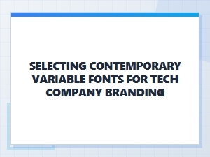 Tech Branding with Contemporary Variable Serifs