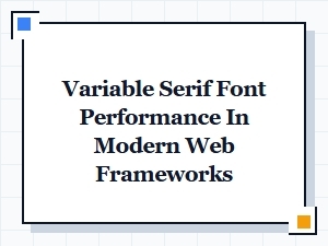 The Balancing Act of Variable Serifs